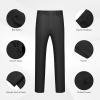 imageWULFUL Mens 2 Piece Slim Fit Suit Set One Button Blazer Jacket Pants Tuxedo Set for Party Wedding and BusinessBlack