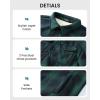 imageWULFUL Mens Flannel Shirts Jacket Casual Button Down Plaid Outerwear Coat Long Sleeve Fleece Shacket lightweightGreen813