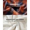imageWULFUL Mens Flannel Shirts Jacket Casual Button Down Plaid Outerwear Coat Long Sleeve Fleece Shacket lightweightNavy Yellow566