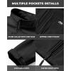 imageWULFUL Mens Lightweight Softshell Jacket Warm Fleece Lined Windbreaker Waterproof Soft Shell OutdoorBlack
