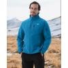 imageWULFUL Mens Lightweight Softshell Jacket Warm Fleece Lined Windbreaker Waterproof Soft Shell OutdoorBlue