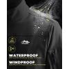 imageWULFUL Mens Lightweight Softshell Jacket Warm Fleece Lined Windbreaker Waterproof Soft Shell OutdoorDark Grey