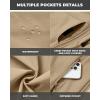 imageWULFUL Mens Lightweight Softshell Jacket Warm Fleece Lined Windbreaker Waterproof Soft Shell OutdoorKhaki
