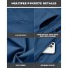 imageWULFUL Mens Lightweight Softshell Jacket Warm Fleece Lined Windbreaker Waterproof Soft Shell OutdoorRoyal Blue