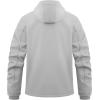 imageWULFUL Mens Lightweight Softshell Jacket Warm Fleece Lined Windbreaker Waterproof Soft Shell for Outdoor HikingLight Grey