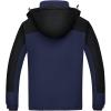imageWULFUL Mens Ski Jackets Warm Winter Snow Windbreaker Resistant Snowboard Fleece Coat Mountain Waterproof Parka with HoodBlacknavy