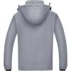 imageWULFUL Mens Ski Jackets Warm Winter Snow Windbreaker Resistant Snowboard Fleece Coat Mountain Waterproof Parka with HoodGray