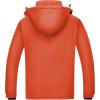 imageWULFUL Mens Ski Jackets Warm Winter Snow Windbreaker Resistant Snowboard Fleece Coat Mountain Waterproof Parka with HoodOrange