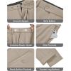 imageWULFUL Mens Slim Fit 3 Piece Suits Two Button Blazer Vest ampamp Pants Tuxedo Set for Business Wedding PartyChampagne