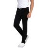 imageWULFUL Mens Slim Fit Skinny Stretch Comfy Jeans Denim PantsBlack