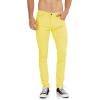 imageWULFUL Mens Slim Fit Skinny Stretch Comfy Jeans Denim PantsBright Yellow