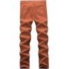 imageWULFUL Mens Slim Fit Skinny Stretch Comfy Jeans Denim PantsCoffee