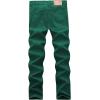 imageWULFUL Mens Slim Fit Skinny Stretch Comfy Jeans Denim PantsDark Green01