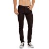 imageWULFUL Mens Slim Fit Skinny Stretch Comfy Jeans Denim PantsDeep Brown