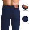 imageWULFUL Mens Slim Fit Skinny Stretch Comfy Jeans Denim PantsNavy Blue