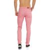 imageWULFUL Mens Slim Fit Skinny Stretch Comfy Jeans Denim PantsPink
