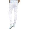 imageWULFUL Mens Slim Fit Skinny Stretch Comfy Jeans Denim PantsWhite