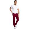 imageWULFUL Mens Slim Fit Skinny Stretch Comfy Jeans Denim PantsWine Red