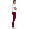 imageWULFUL Mens Slim Fit Skinny Stretch Comfy Jeans Denim PantsWine Red