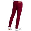 imageWULFUL Mens Slim Fit Skinny Stretch Comfy Jeans Denim PantsWine Red