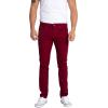 imageWULFUL Mens Slim Fit Skinny Stretch Comfy Jeans Denim PantsWine Red