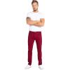 imageWULFUL Mens Slim Fit Skinny Stretch Comfy Jeans Denim PantsWine Red