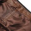 imageWULFUL Mens Stand Collar Leather Jacket Motorcycle Lightweight Faux Leather OutwearBrown1303