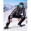 imageWULFUL Mens Waterproof Ski Jacket Warm Winter Coats Windproof Winter Jackets for Men Fleece Lined Windbreaker with HoodBlack Camo