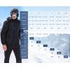 imageWULFUL Mens Waterproof Ski Jacket Warm Winter Coats Windproof Winter Jackets for Men Fleece Lined Windbreaker with HoodCoffee