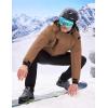 imageWULFUL Mens Waterproof Ski Jacket Warm Winter Coats Windproof Winter Jackets for Men Fleece Lined Windbreaker with HoodDark Brown