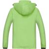 imageWULFUL Mens Waterproof Ski Jacket Warm Winter Coats Windproof Winter Jackets for Men Fleece Lined Windbreaker with HoodFluorescent Green