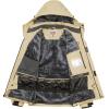 imageWULFUL Mens Waterproof Ski Jacket Warm Winter Coats Windproof Winter Jackets for Men Fleece Lined Windbreaker with HoodKhaki