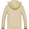 imageWULFUL Mens Waterproof Ski Jacket Warm Winter Coats Windproof Winter Jackets for Men Fleece Lined Windbreaker with HoodKhaki