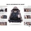 imageWULFUL Mens Waterproof Ski Jacket Warm Winter Coats Windproof Winter Jackets for Men Fleece Lined Windbreaker with HoodLight Brown