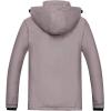 imageWULFUL Mens Waterproof Ski Jacket Warm Winter Coats Windproof Winter Jackets for Men Fleece Lined Windbreaker with HoodLight Brown