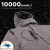 imageWULFUL Mens Waterproof Ski Jacket Warm Winter Coats Windproof Winter Jackets for Men Fleece Lined Windbreaker with HoodLight Brown