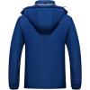 imageWULFUL Mens Waterproof Ski Jacket Warm Winter Coats Windproof Winter Jackets for Men Fleece Lined Windbreaker with HoodNavy Bluenewn2