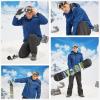 imageWULFUL Mens Waterproof Ski Jacket Warm Winter Coats Windproof Winter Jackets for Men Fleece Lined Windbreaker with HoodNavy Bluenewn2