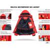imageWULFUL Mens Waterproof Ski Jacket Warm Winter Coats Windproof Winter Jackets for Men Fleece Lined Windbreaker with HoodRedn2