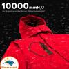 imageWULFUL Mens Waterproof Ski Jacket Warm Winter Coats Windproof Winter Jackets for Men Fleece Lined Windbreaker with HoodRedn2
