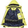 imageWULFUL Mens Waterproof Ski Jacket Warm Winter Coats Windproof Winter Jackets for Men Fleece Lined Windbreaker with HoodYellow