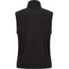 imageWULFUL Mens Windproof Lightweight Golf Vest Outerwear with Pockets Softshell Sleeveless Jacket for Travel Hiking RunningBlack