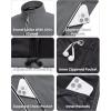 imageWULFUL Mens Windproof Lightweight Golf Vest Outerwear with Pockets Softshell Sleeveless Jacket for Travel Hiking RunningDark Grey