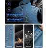 imageWULFUL Mens Windproof Lightweight Golf Vest Outerwear with Pockets Softshell Sleeveless Jacket for Travel Hiking RunningLake Blue