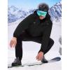 imageWULFUL Mens Winter Coats Waterproof Ski Jacket Warm Windproof Winter Windbreaker Jackets for Men with HoodBlack0047