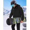 imageWULFUL Mens Winter Coats Waterproof Ski Jacket Warm Windproof Winter Windbreaker Jackets for Men with HoodBlack0047