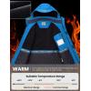 imageWULFUL Mens Winter Coats Waterproof Ski Jacket Warm Windproof Winter Windbreaker Jackets for Men with HoodBlue0047