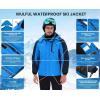 imageWULFUL Mens Winter Coats Waterproof Ski Jacket Warm Windproof Winter Windbreaker Jackets for Men with HoodBlue0047