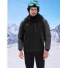 imageWULFUL Mens Winter Coats Waterproof Ski Jacket Warm Windproof Winter Windbreaker Jackets for Men with HoodDark Grey0047