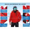 imageWULFUL Mens Winter Coats Waterproof Ski Jacket Warm Windproof Winter Windbreaker Jackets for Men with HoodRed0047